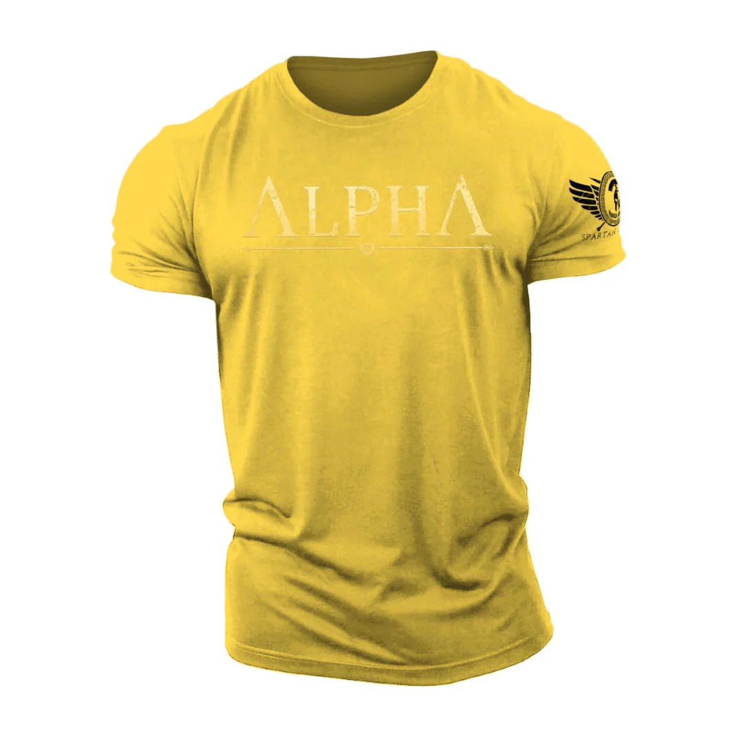 ALPHA Gold Spartan Forged T-Shirt - Image 10