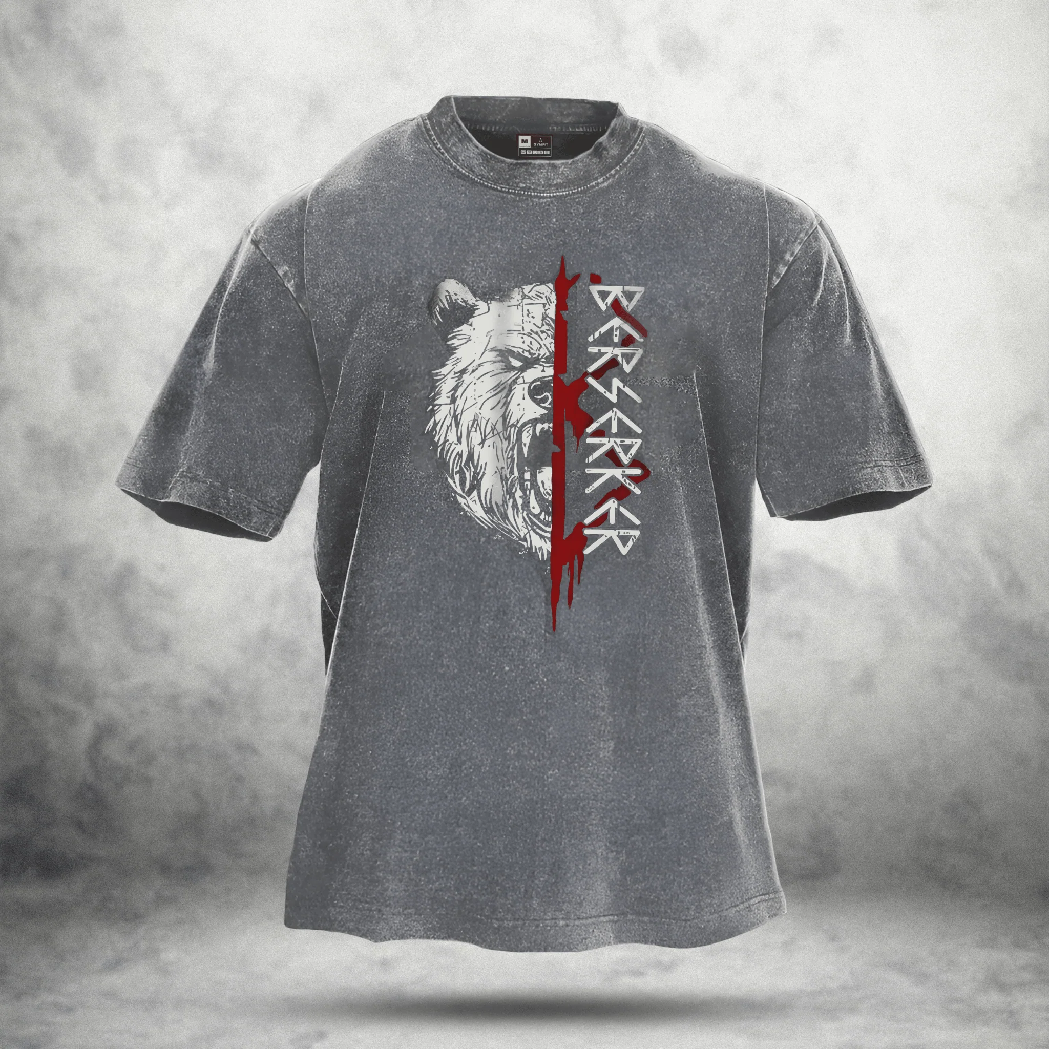 BEAR RITUAL WASHED T-SHIRT - Image 3