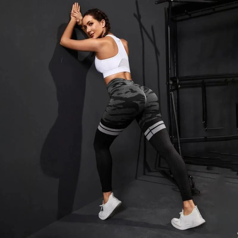 Camo Stripe leggings - Image 4