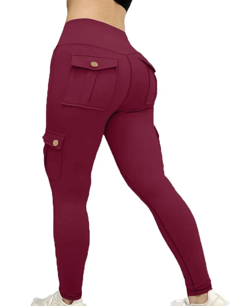 Cargo Pocket Fitness Leggings - Image 5