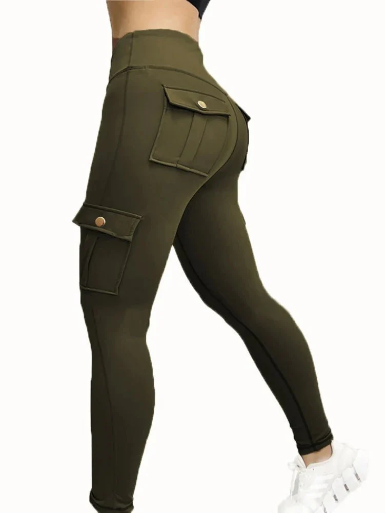 Cargo Pocket Fitness Leggings - Image 6