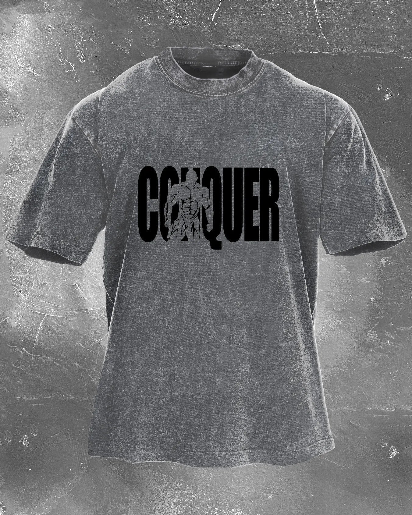 CONQUER MEN'S WASHED T-SHIRT - Image 6