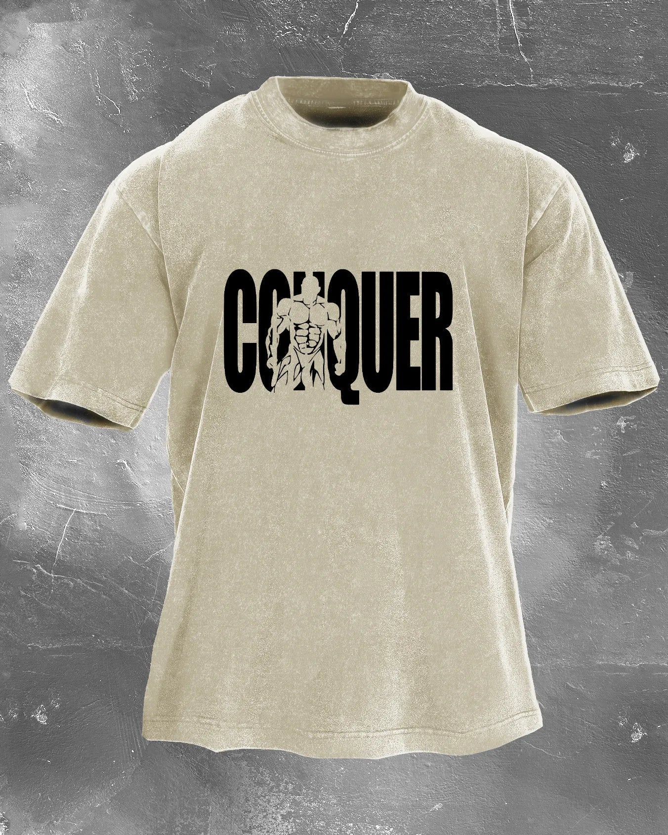 CONQUER MEN'S WASHED T-SHIRT - Image 7