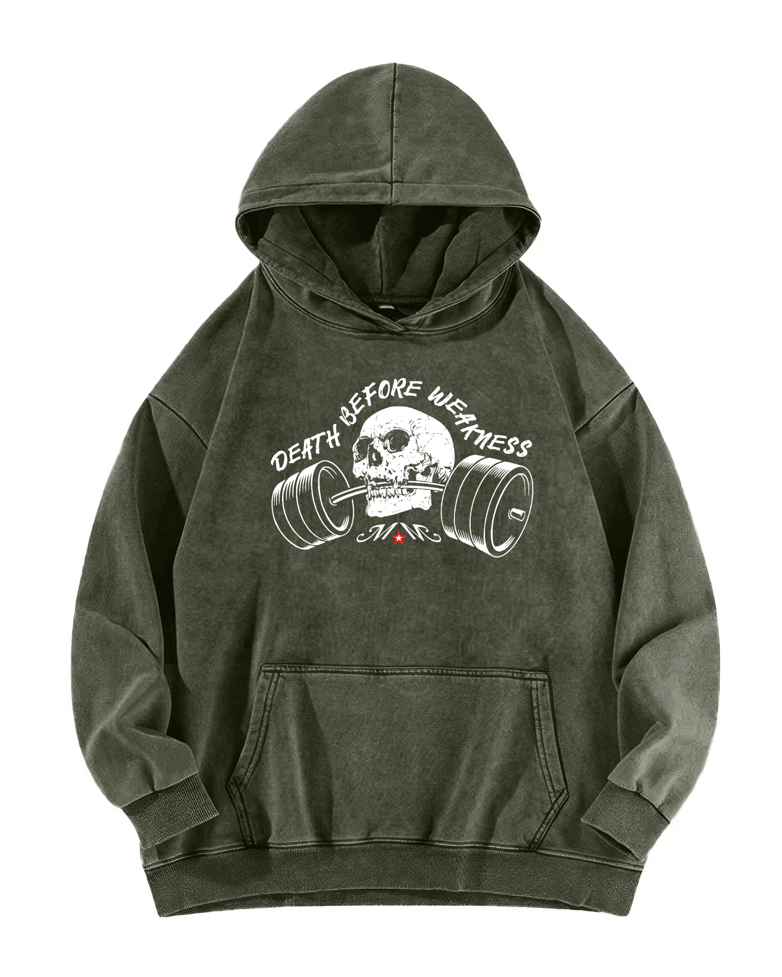 DEATH BEFORE WEAKNESS HOODIE - Image 5