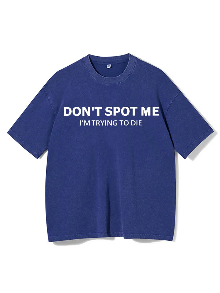 Don't spot me Washed T-Shirt - Image 2