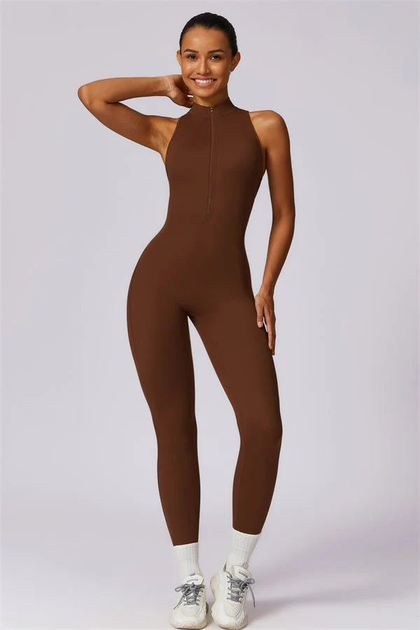 Emma Front Zip Jumpsuit - Image 12