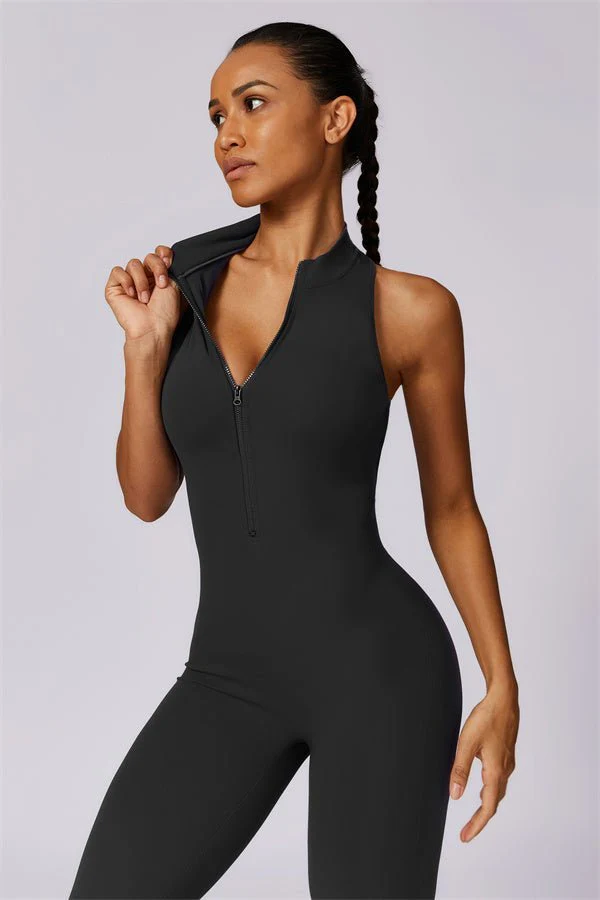 Emma Front Zip Jumpsuit - Image 4