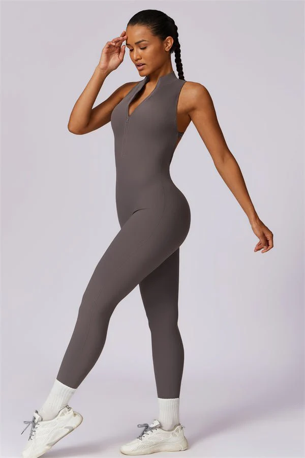 Emma Front Zip Jumpsuit - Image 42