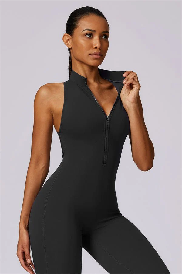 Emma Front Zip Jumpsuit - Image 5