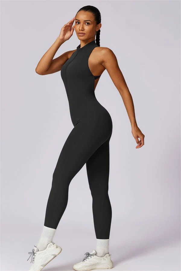 Emma Front Zip Jumpsuit - Image 6