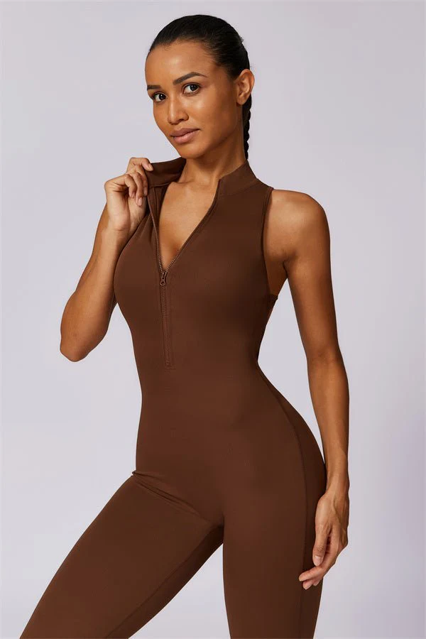 Emma Front Zip Jumpsuit - Image 7