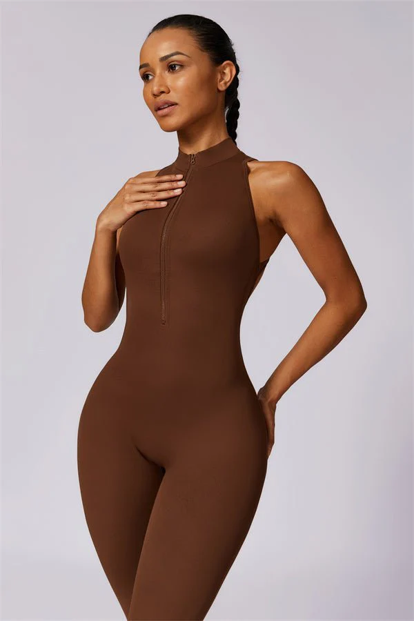 Emma Front Zip Jumpsuit - Image 8