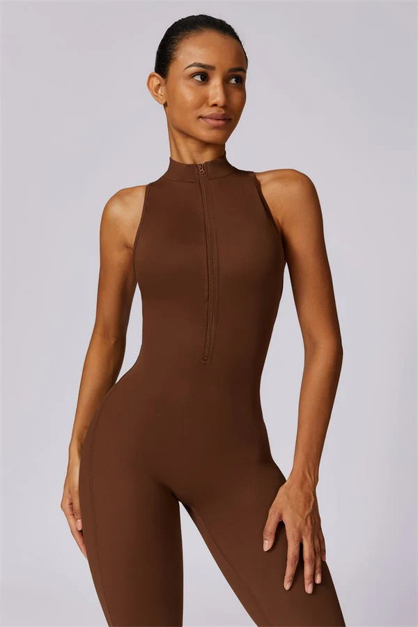 Emma Front Zip Jumpsuit - Image 9