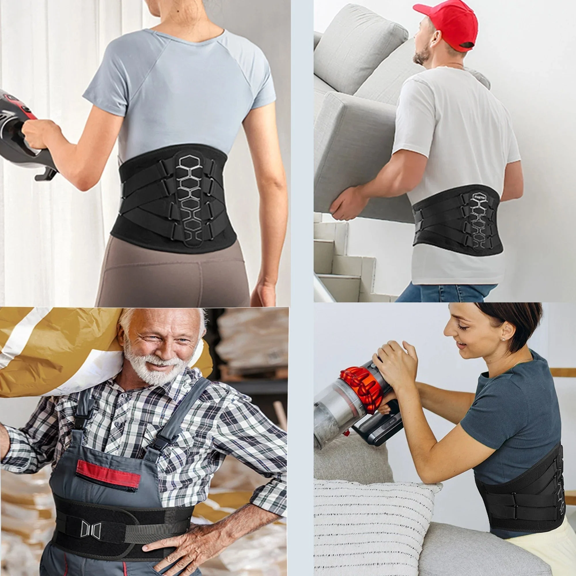 Ergonomische Rückenstütze mit integrierter Lendenstütze - Image 5