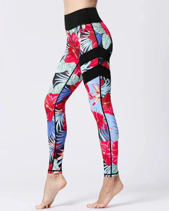 Floral Impact Leggings - Image 21