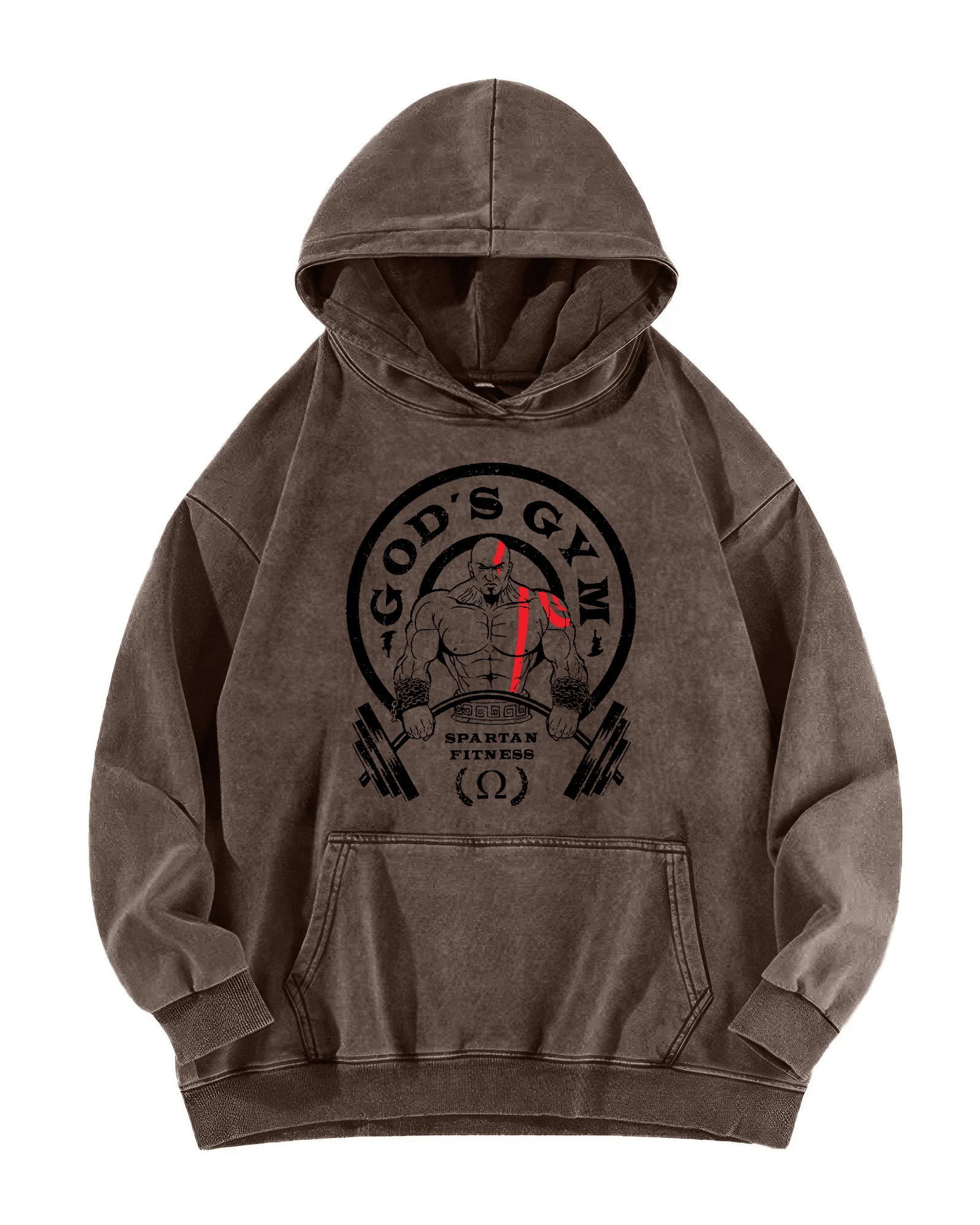 GOD'S GYM WASHED HOODIE - Image 7