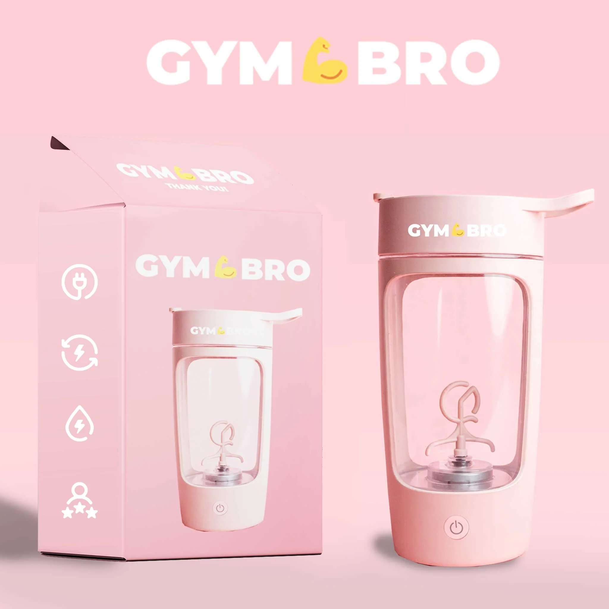 Gym Bro - Selbstreinigender Protein-Mixer - Image 3