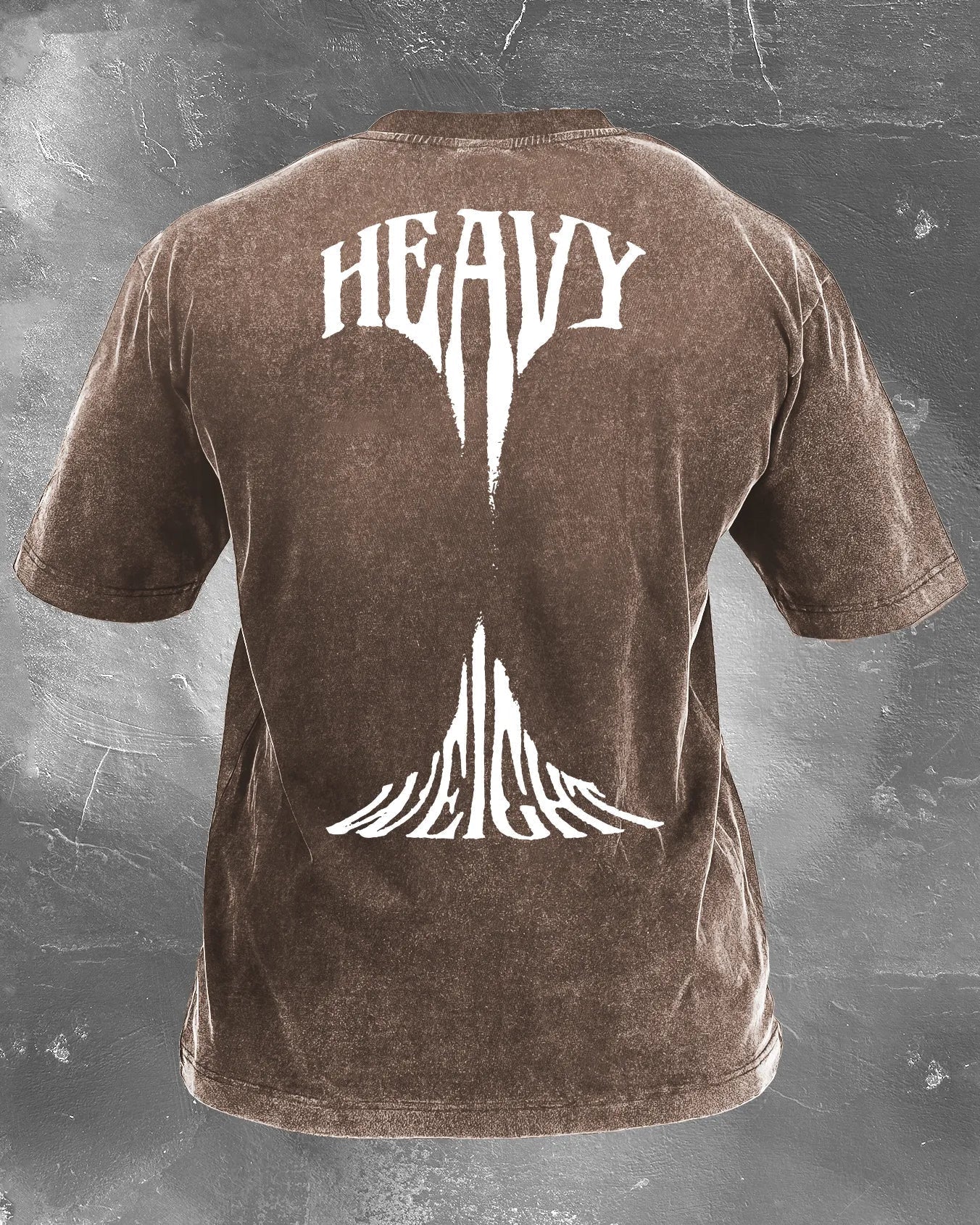 HEAVY WEIGHT MEN'S WASHED T-SHIRT - Image 5