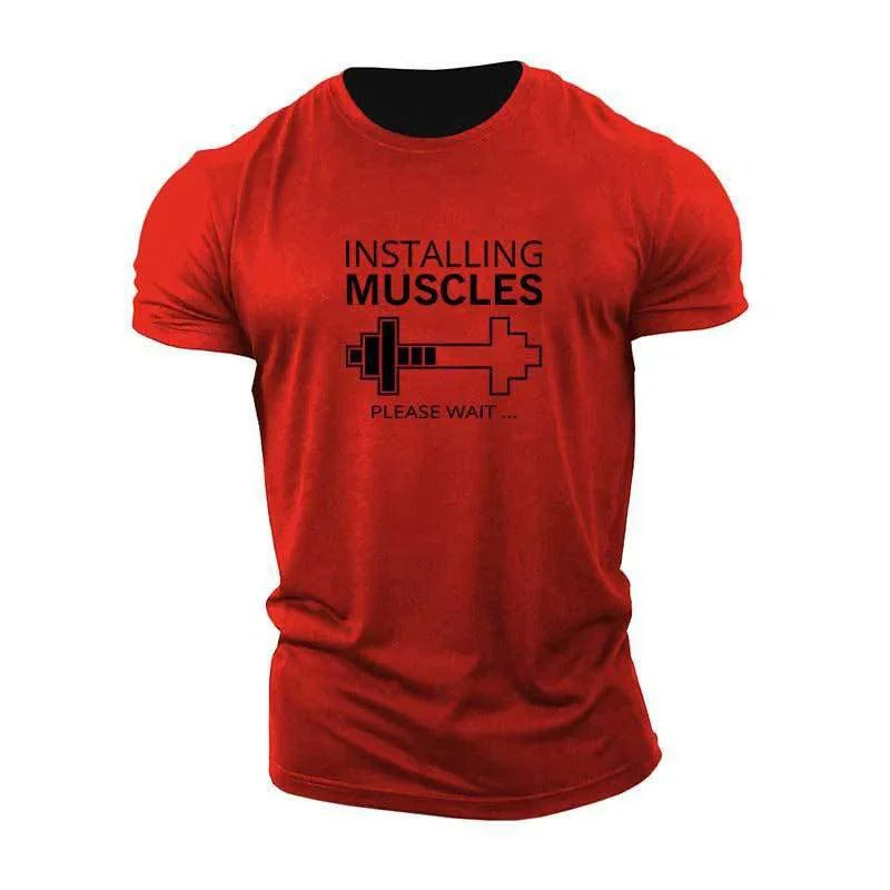 Installing Muscle T-shirt - Image 2