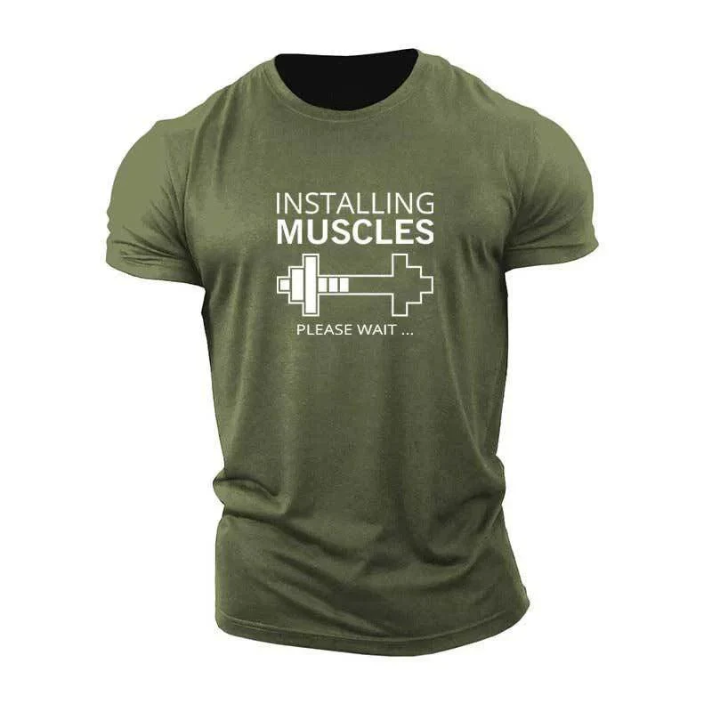 Installing Muscle T-shirt - Image 3