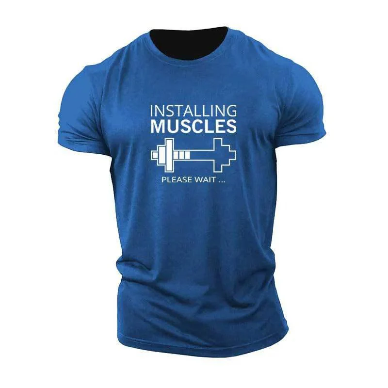 Installing Muscle T-shirt - Image 5