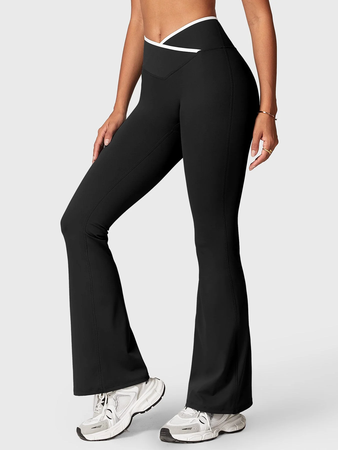 Ironfit Alberta Contrast Flare Leggings - Image 4
