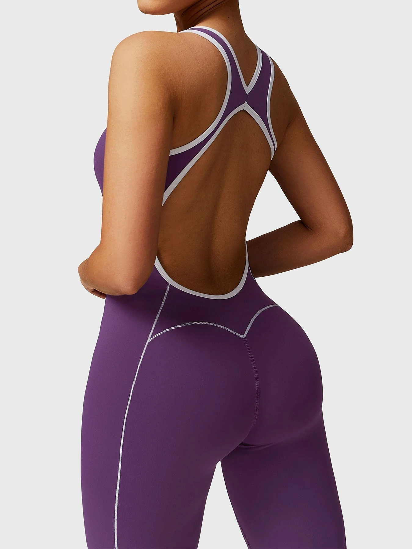 Ironfit Antonia Kontrast-Flare-Jumpsuit - Image 17