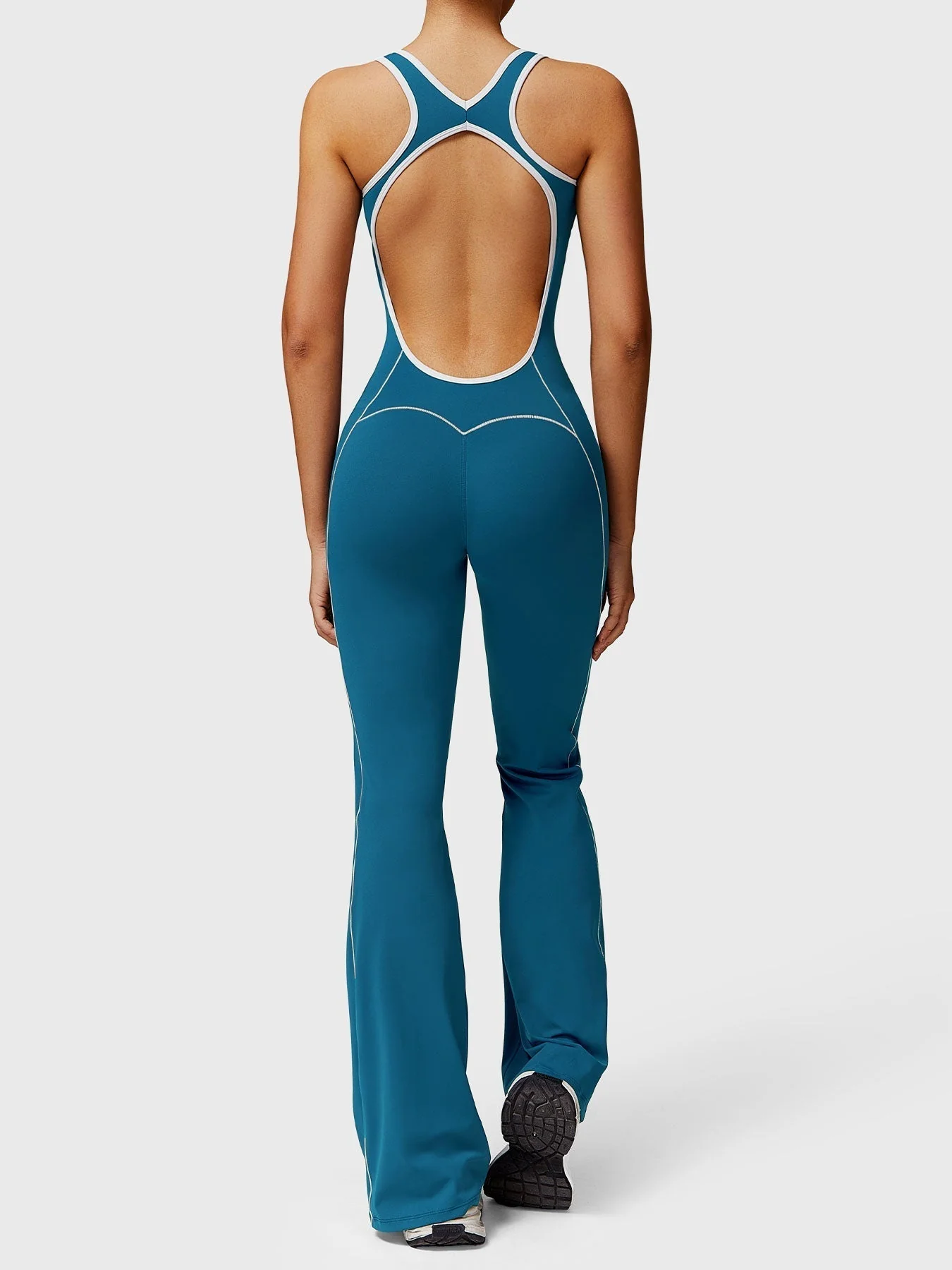 Ironfit Antonia Kontrast-Flare-Jumpsuit - Image 7