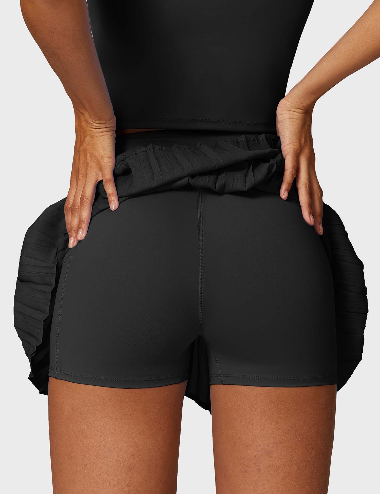 Ironfit Crop Top Tennis Skirt Set - Image 13