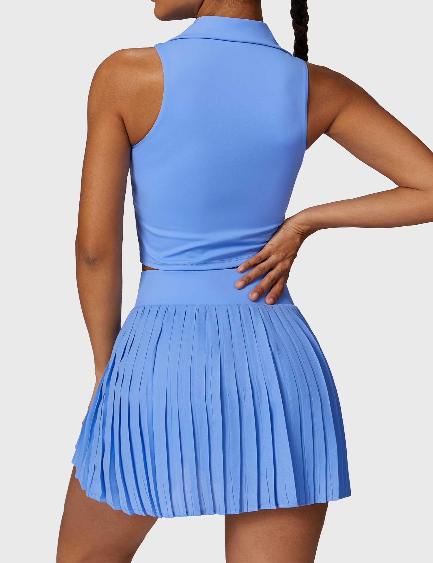 Ironfit Crop Top Tennis Skirt Set - Image 14
