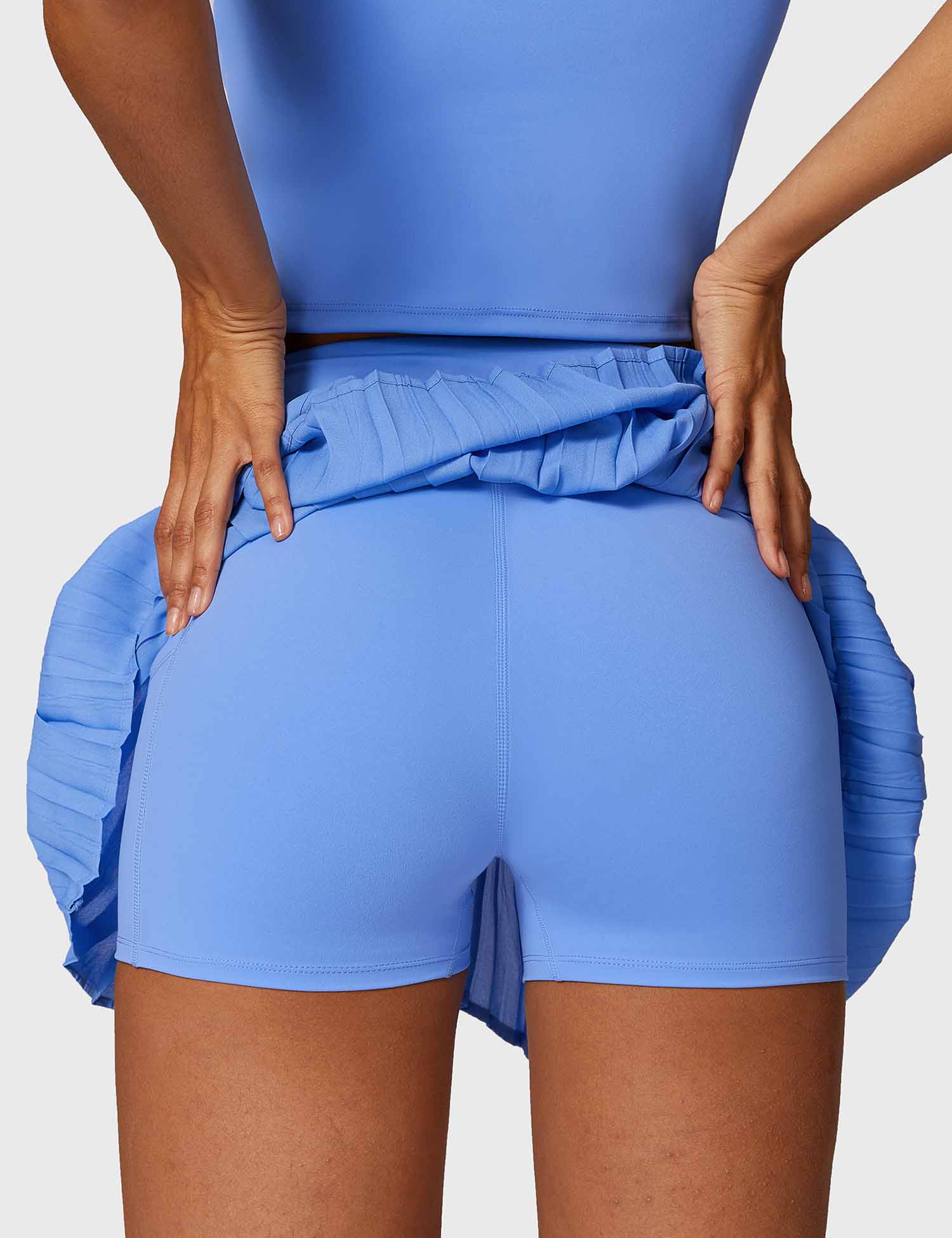 Ironfit Crop Top Tennis Skirt Set - Image 17