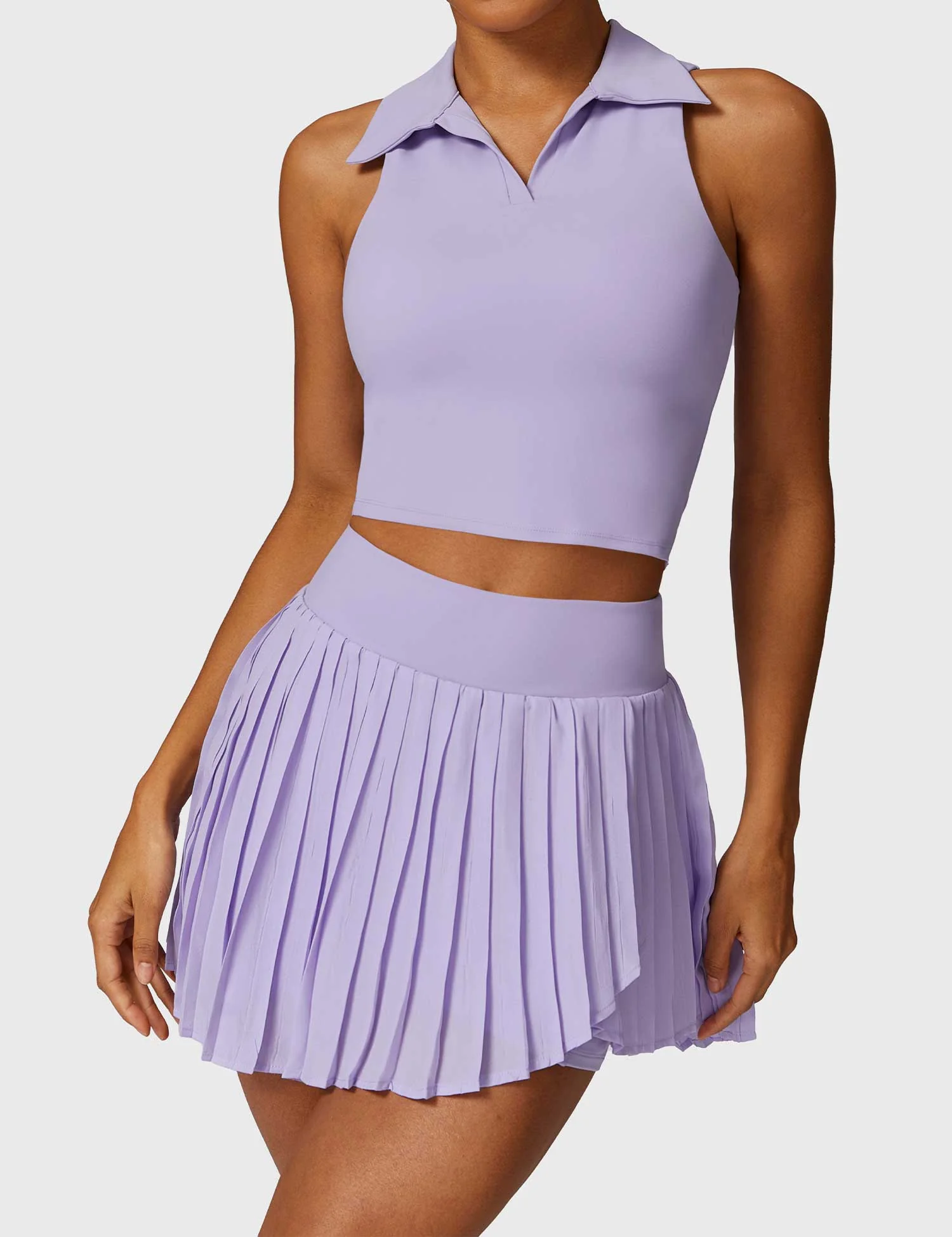 Ironfit Crop Top Tennis Skirt Set - Image 18