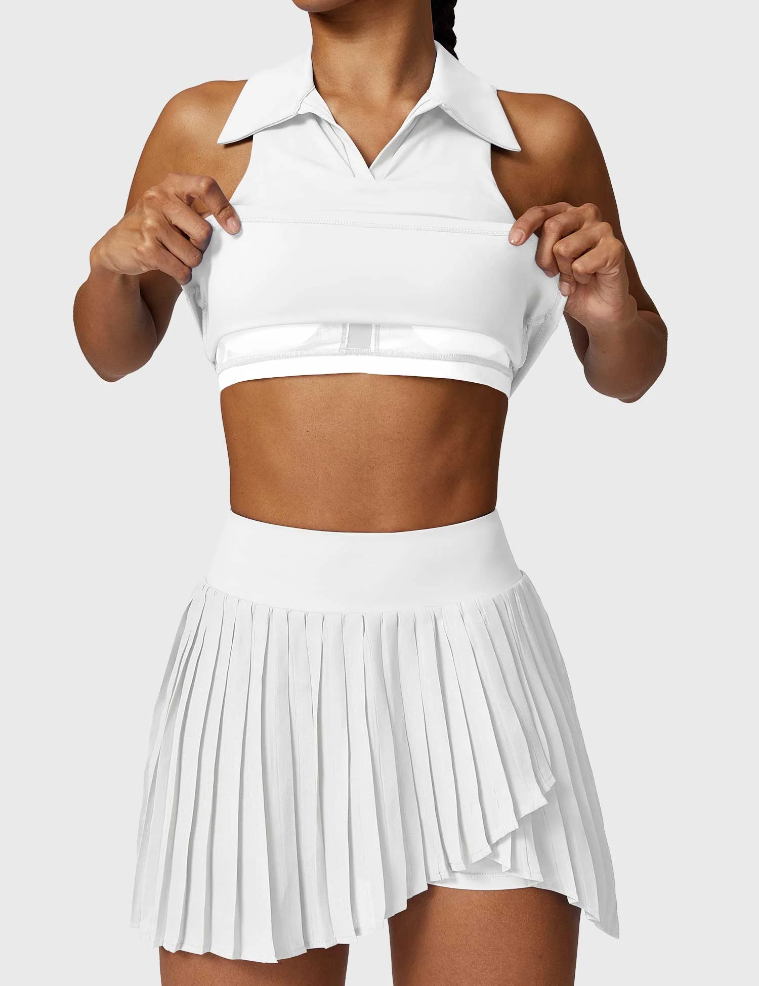 Ironfit Crop Top Tennis Skirt Set - Image 3