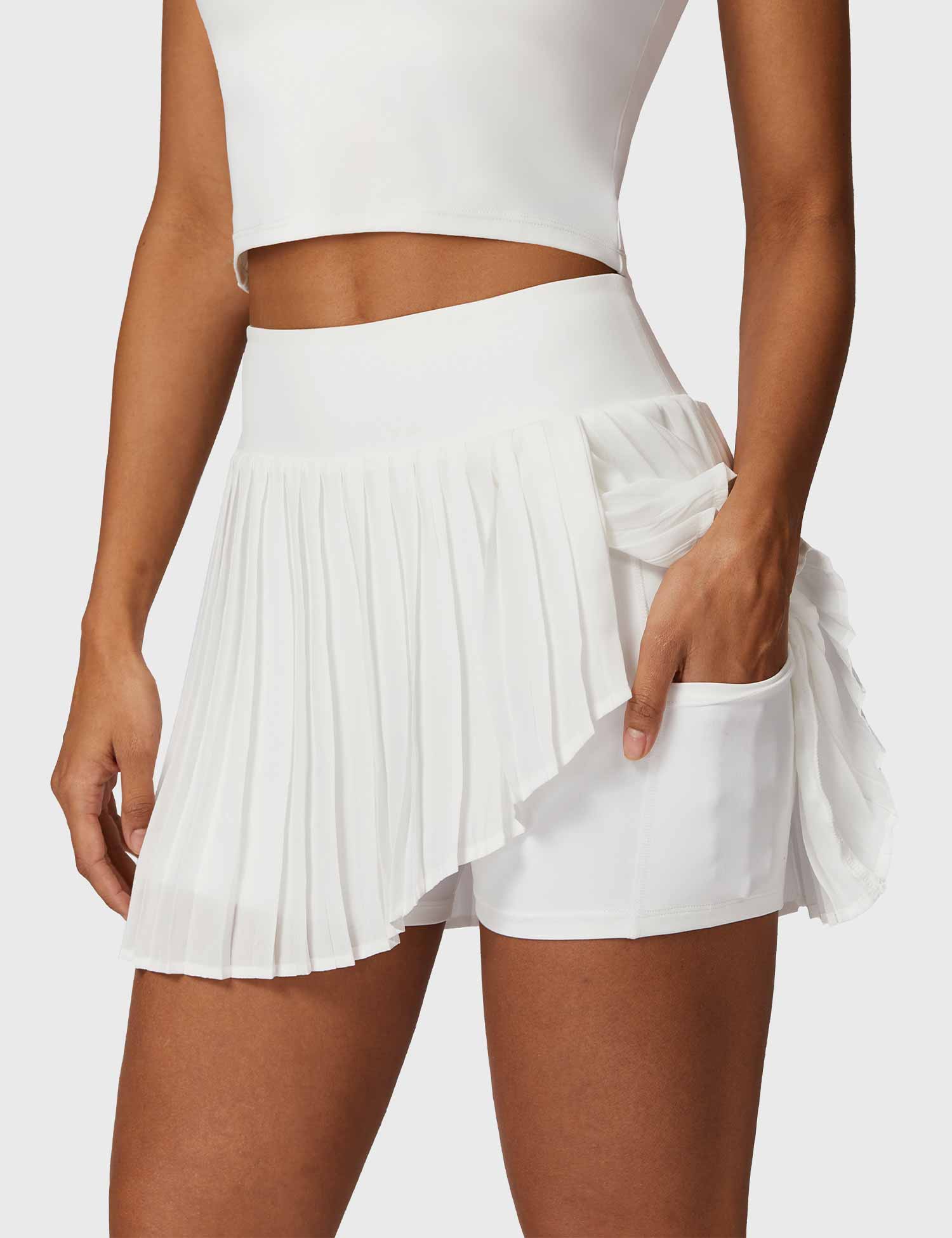 Ironfit Crop Top Tennis Skirt Set - Image 4