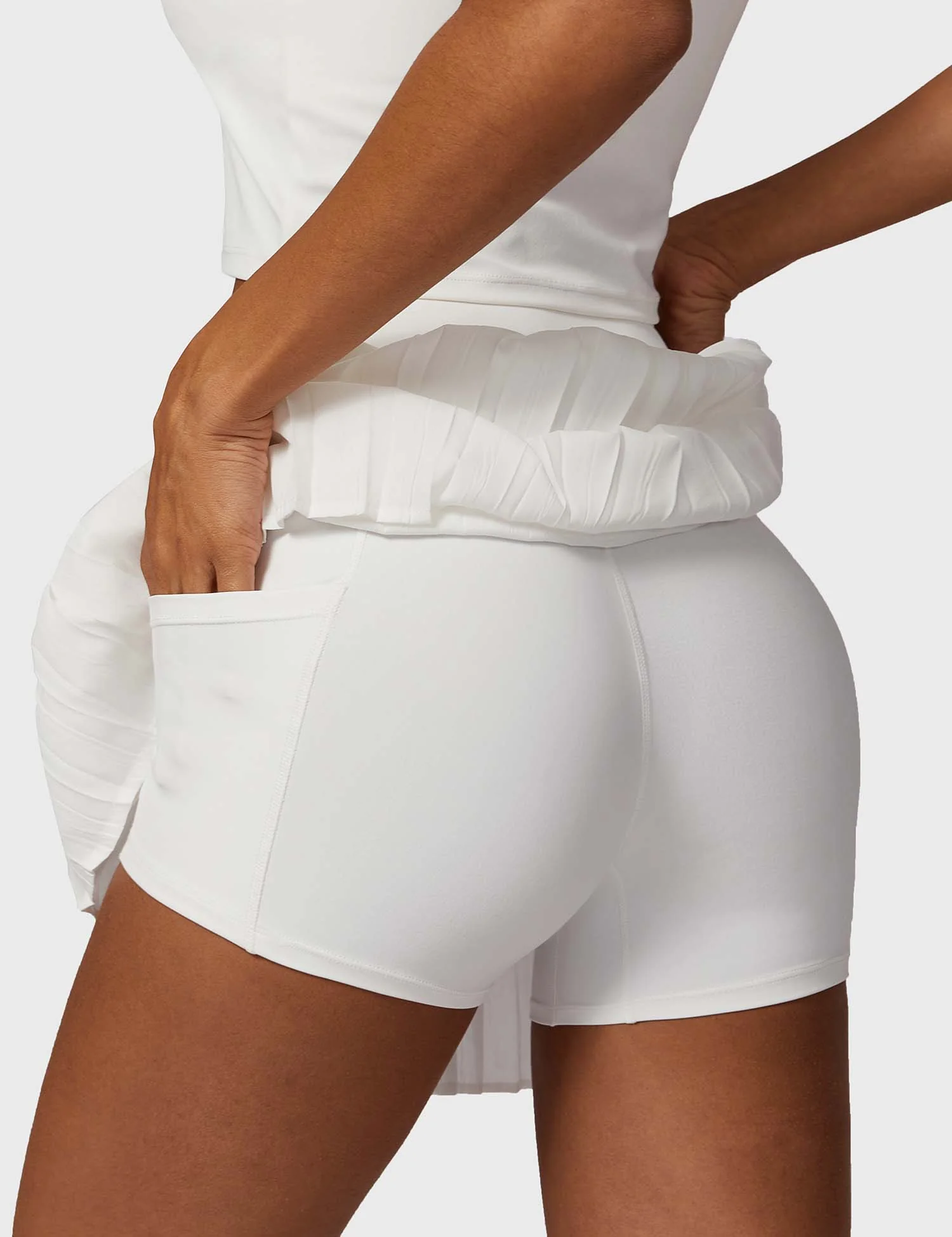 Ironfit Crop Top Tennis Skirt Set - Image 5