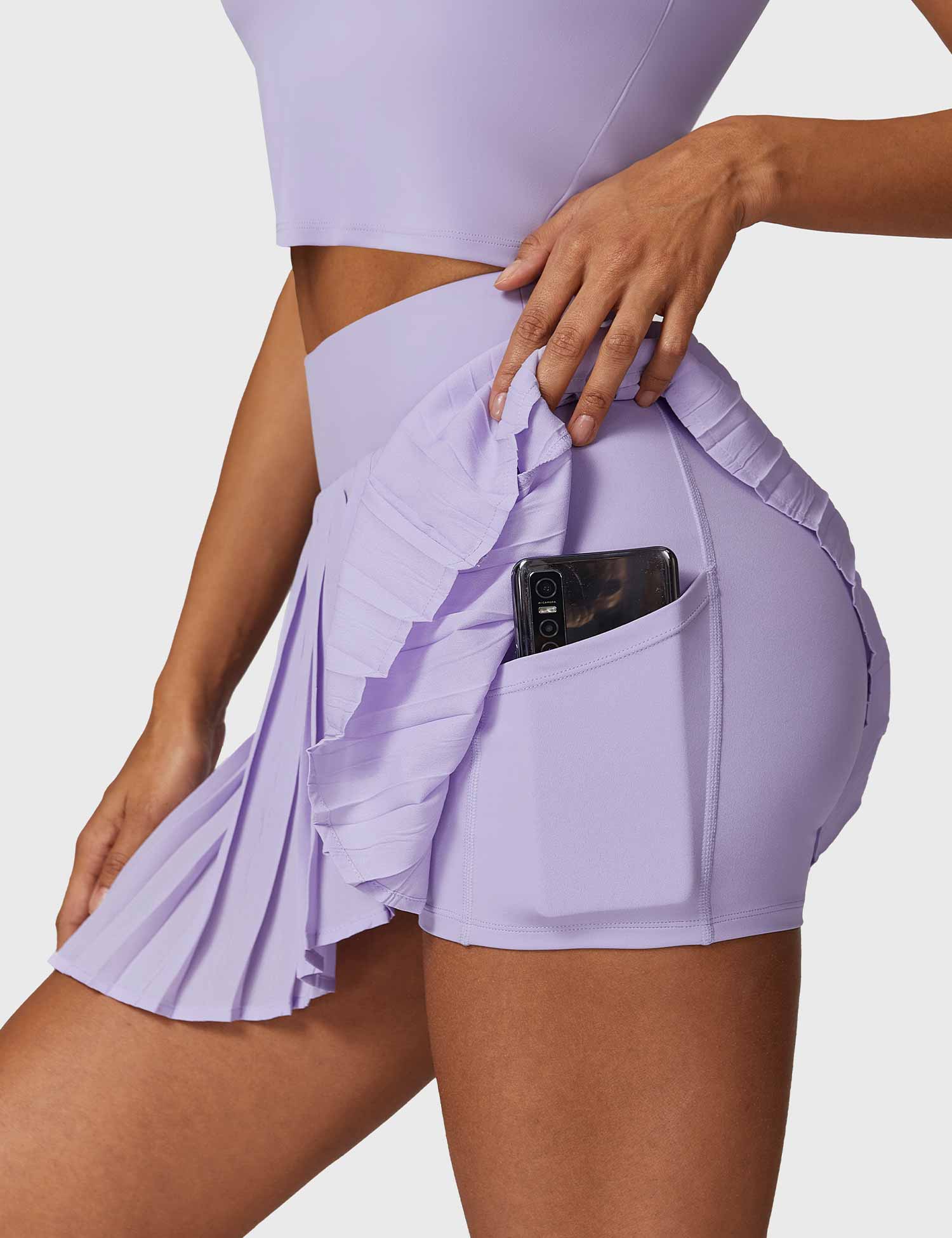 Ironfit Crop Top Tennis Skirt Set - Image 8