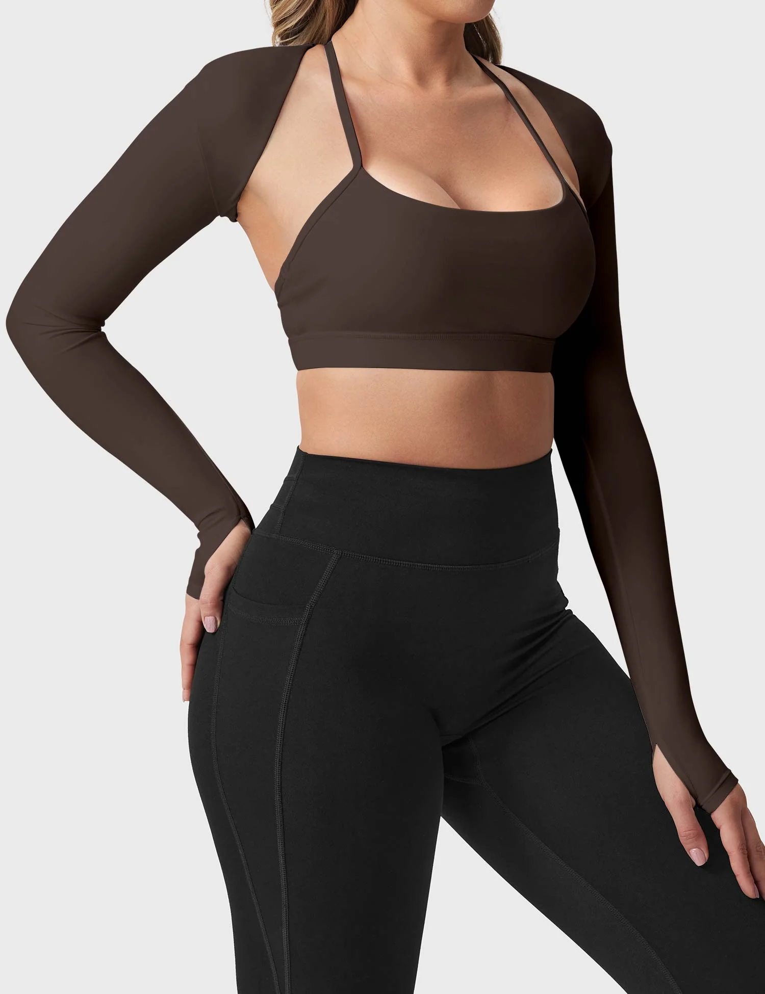 Ironfit Mini Long Sleeve Bolero Shrug - Image 12