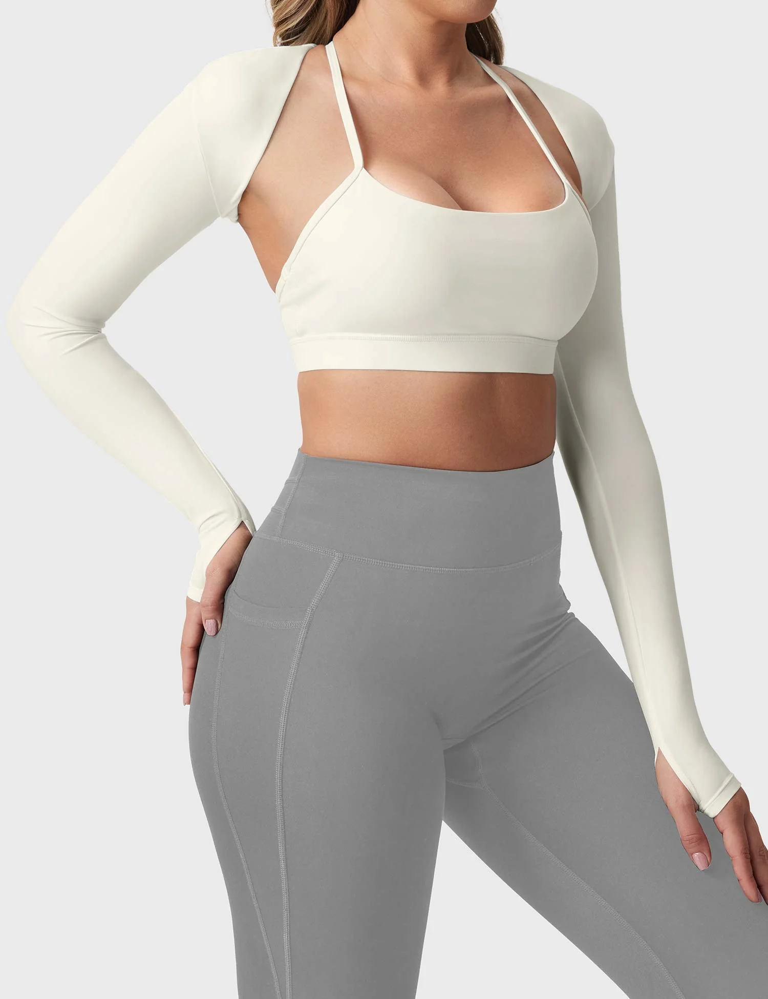 Ironfit Mini Long Sleeve Bolero Shrug - Image 9