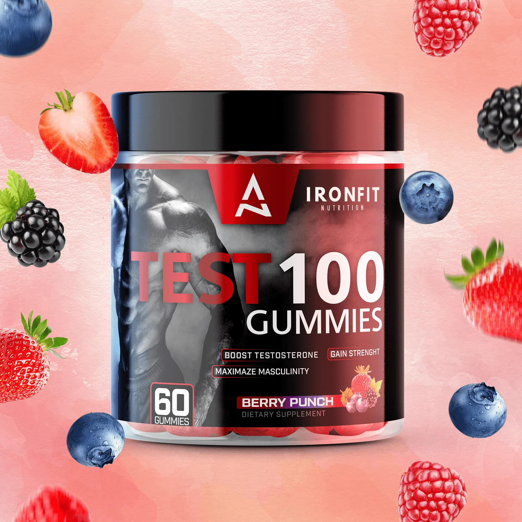 Ironfit Nutrition TEST 100 Gummies - Image 3