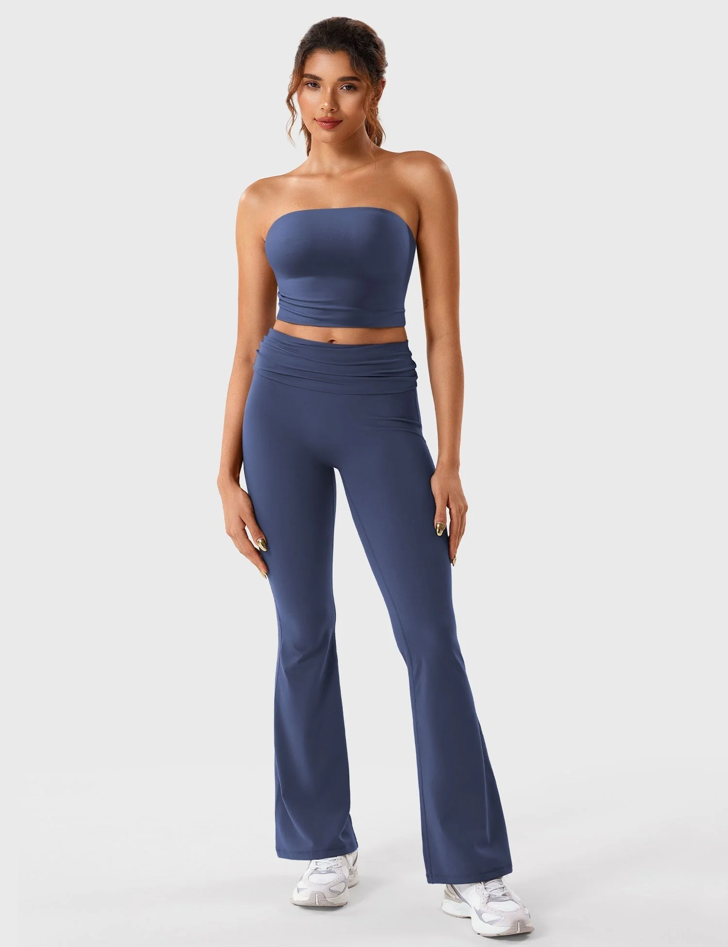 Ironfit Romola Fold Over Flare Leggings - Image 16