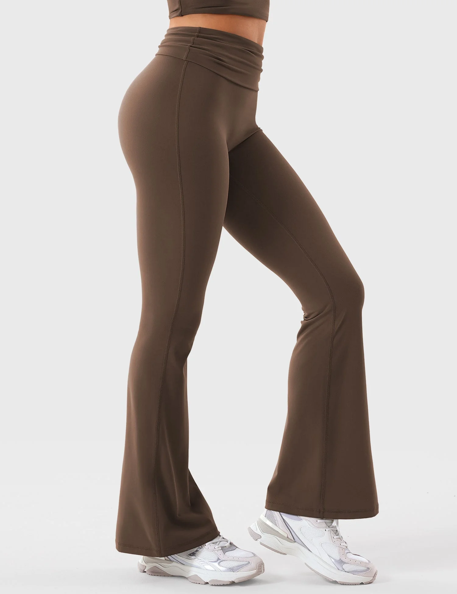 Ironfit Romola Fold Over Flare Leggings - Image 17