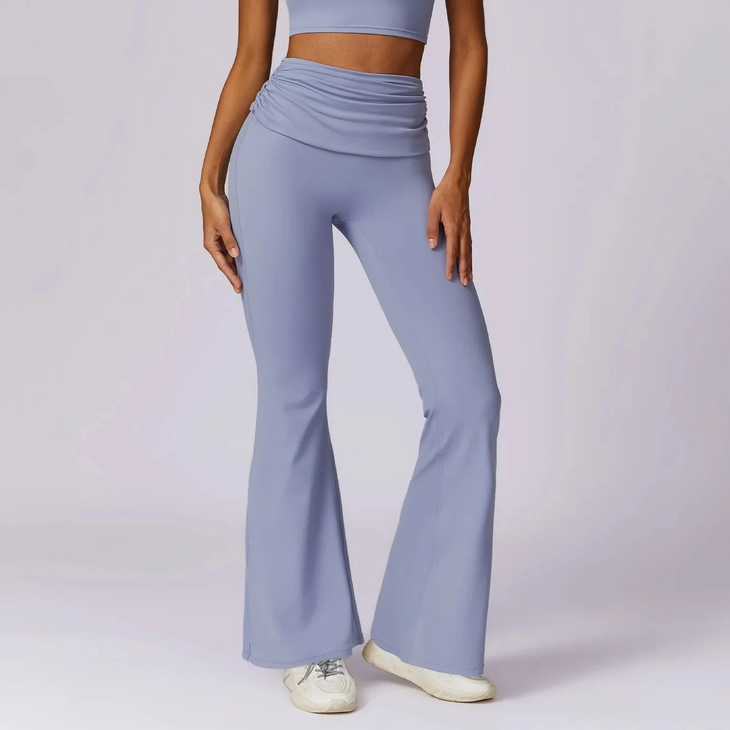 Ironfit Romola Fold Over Flare Leggings - Image 20