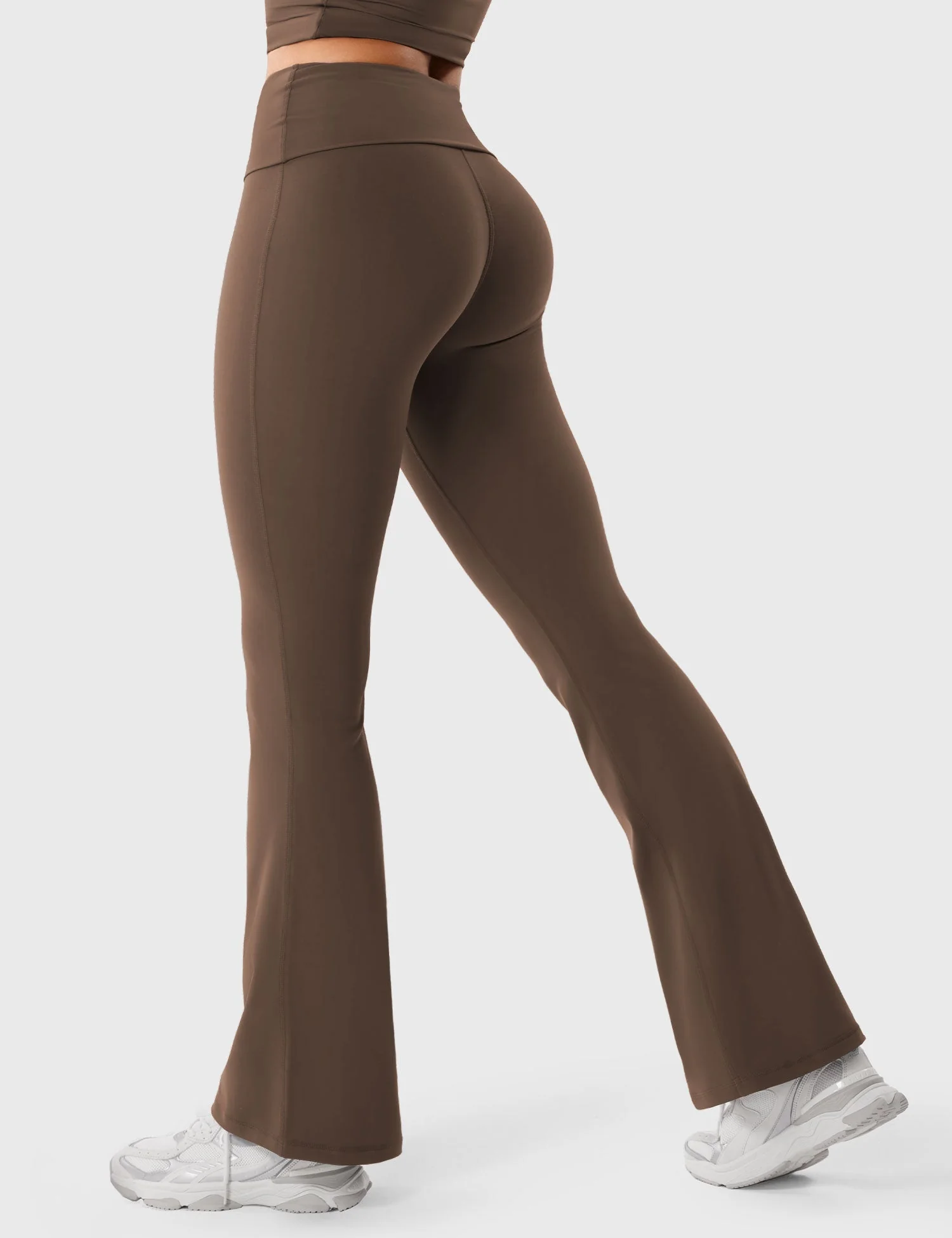 Ironfit Romola Fold Over Flare Leggings - Image 4