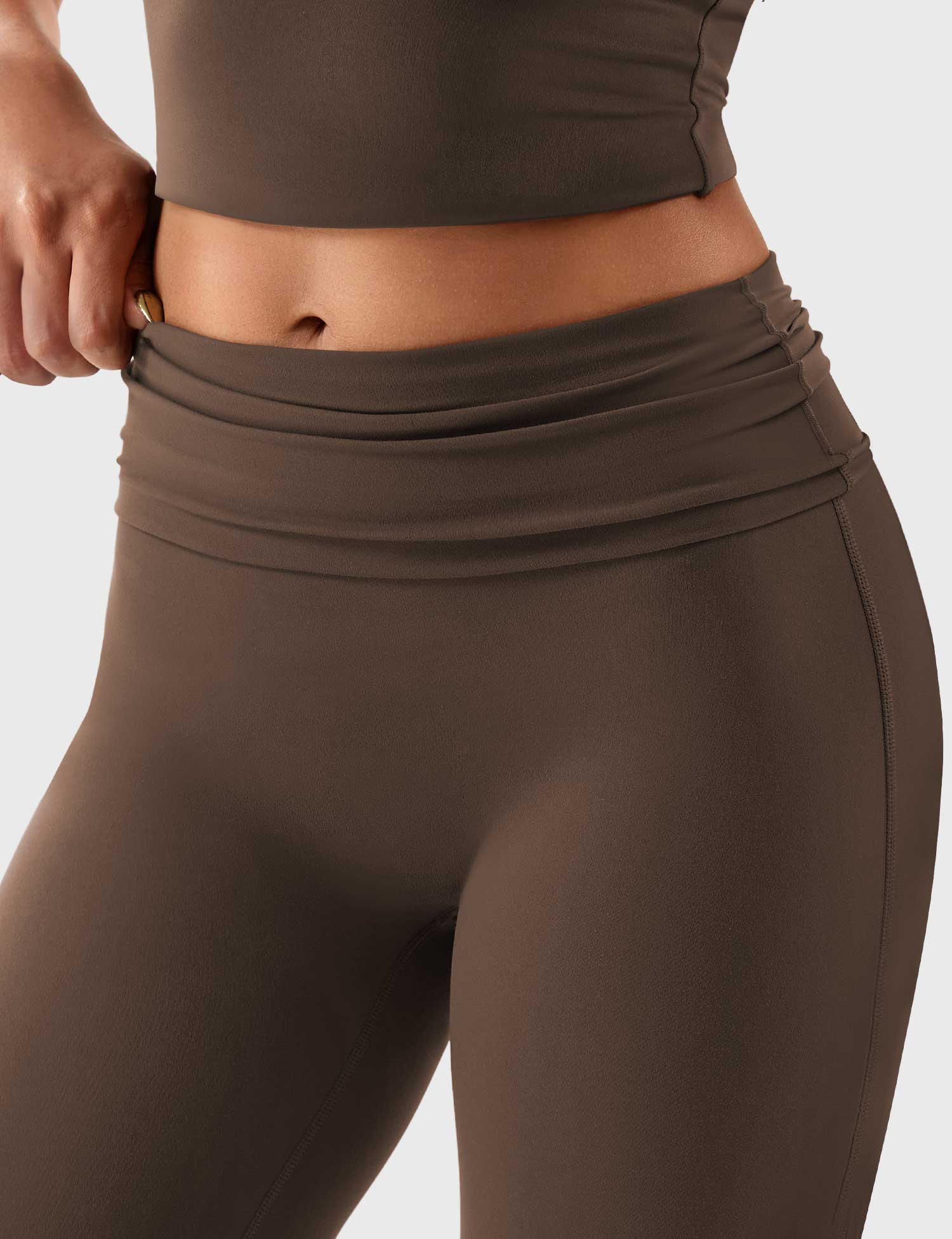 Ironfit Romola Fold Over Flare Leggings - Image 5
