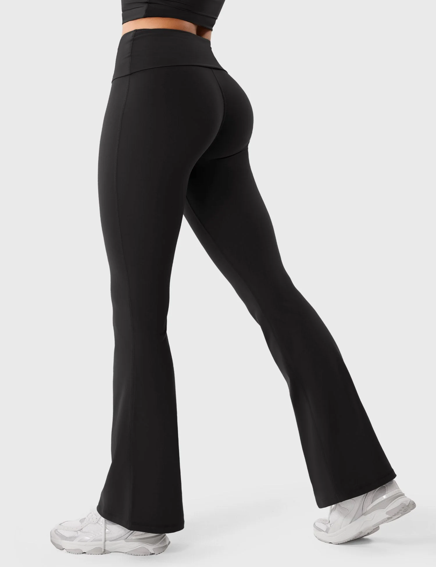 Ironfit Romola Fold Over Flare Leggings - Image 9