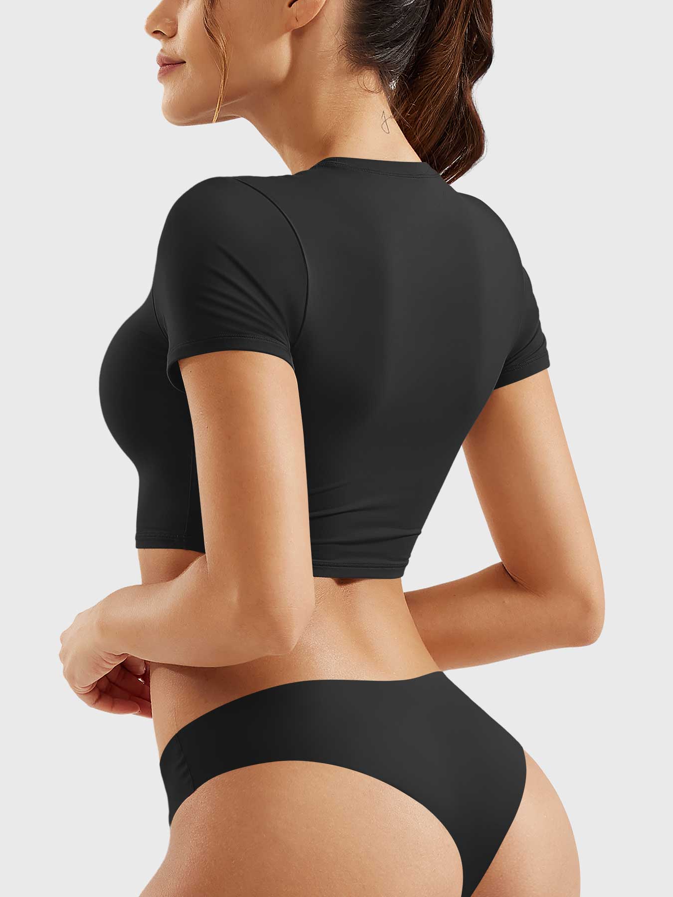 Ironfit Short Sleeve Crop Top - Image 3
