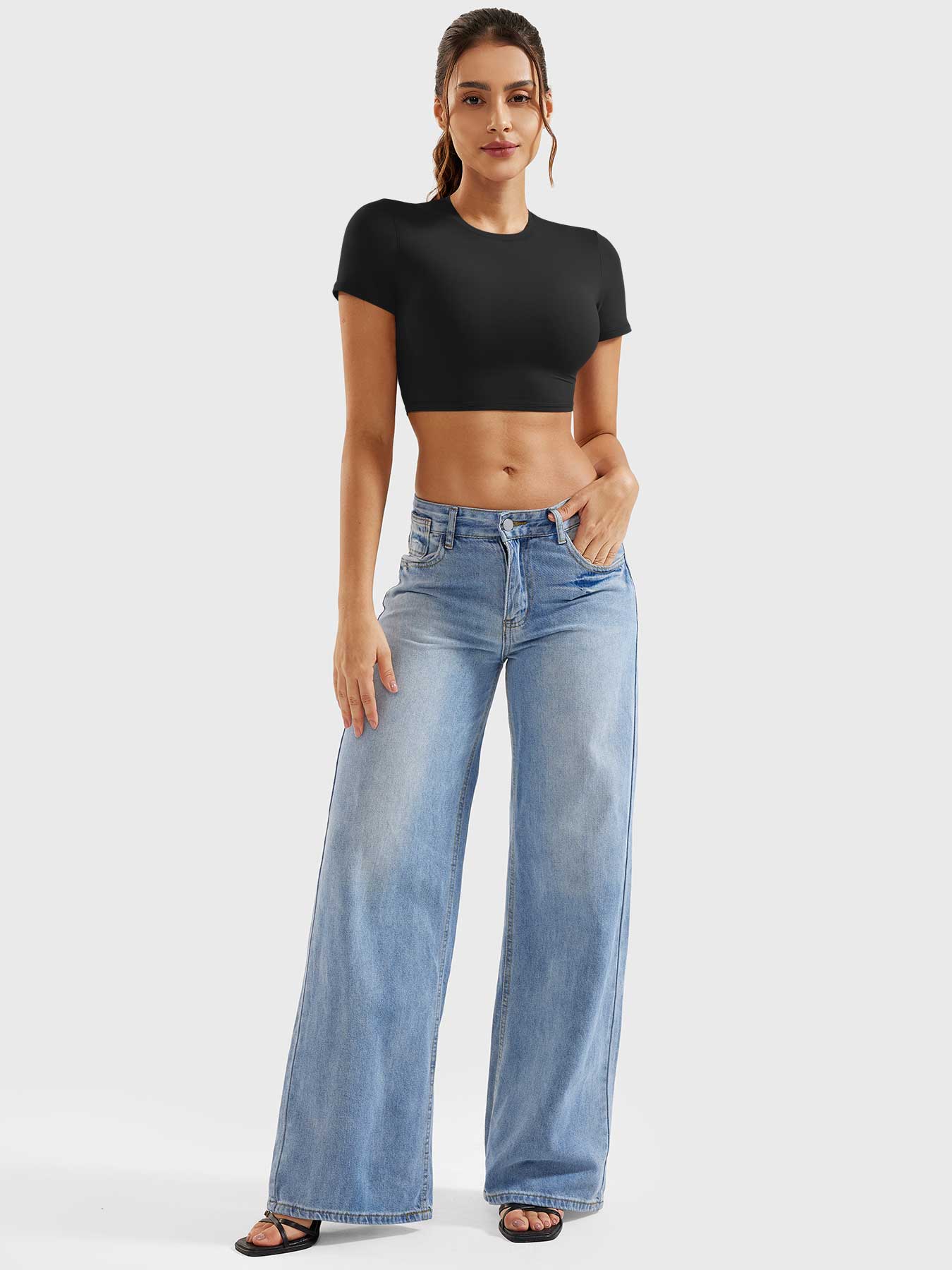 Ironfit Short Sleeve Crop Top - Image 6