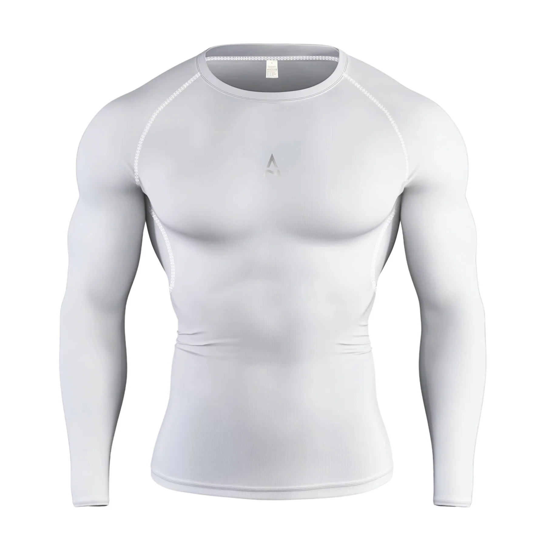 Ironfit Silver Compression Shirt - Image 2