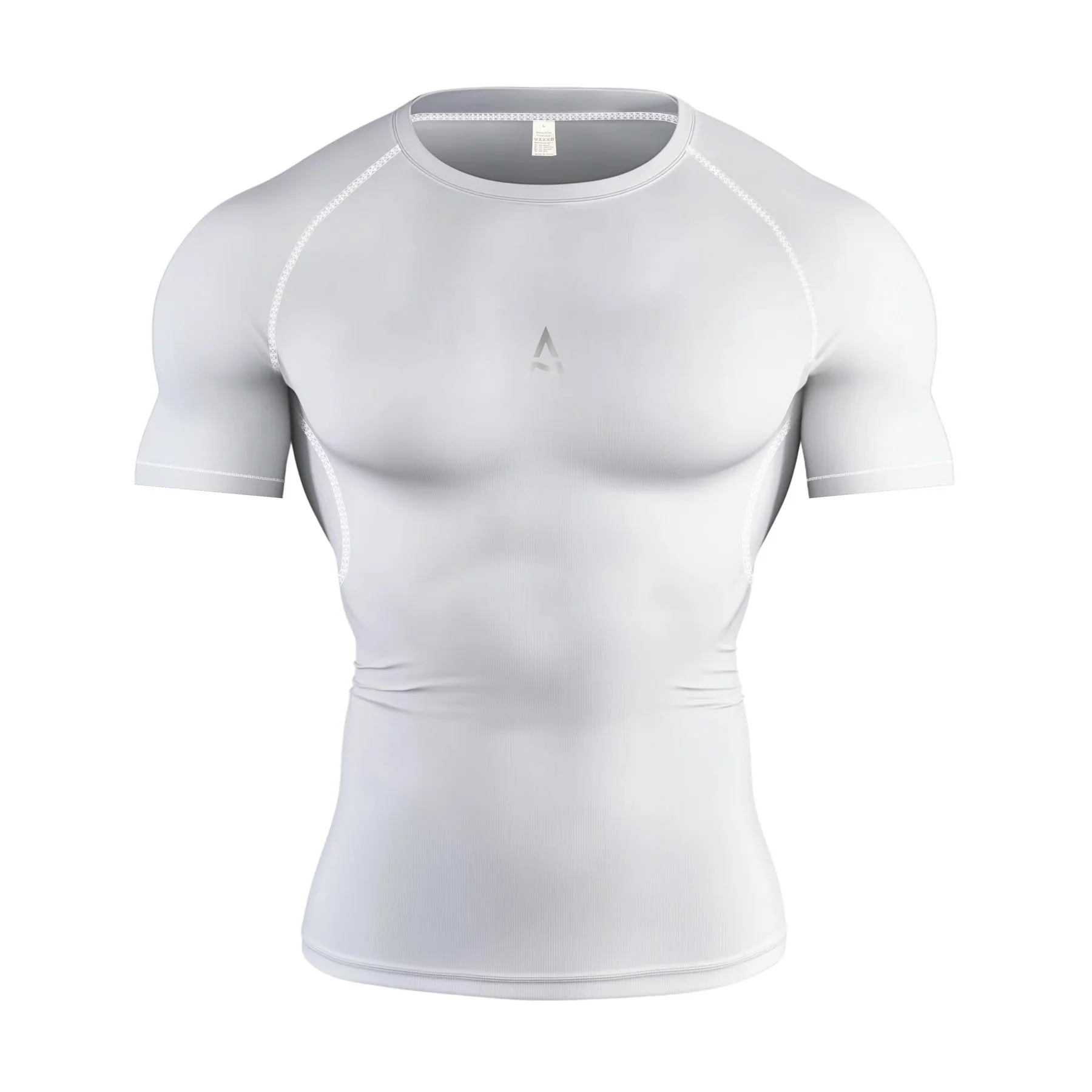 Ironfit Silver Compression T-shirt - Image 2