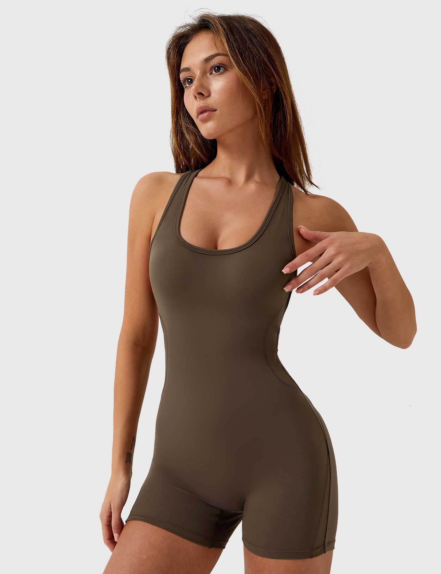 Ironfit U-Ausschnitt Rückenfreier Jumpsuit - Image 17